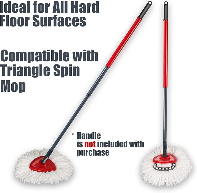2 Pack Mop Replace Head Compatible