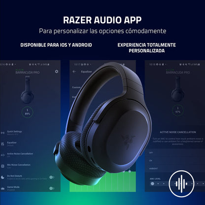 Razer Barracuda X Wireless Gaming & Mobile Headset (PC,PlayStation,Switch 2,Android,iOS): 2.4GHz Wireless + Bluetooth - Lightweight - 40mm Drivers - Detachable Mic - 50 Hr Battery - Black,(Pack of 2)