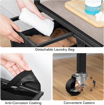 HOOBRO Laundry Sorter 3 Section, Laundry Hamper