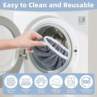 Reusable Dry Sweeping Cloths Microfiber Wet Pads Refill Compatible