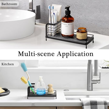 Luxspire Toothbrush Holders, Bathroom Organizer Countertop