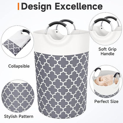 Large Laundry Basket Laundry Hamper Bag Washing Bin Clothes Bag Collapsible Tall
