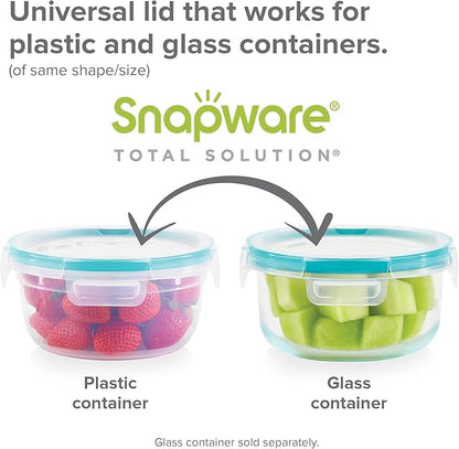 Snapware Total Solution Plastic Food Storage Containers Set, Leakproof &