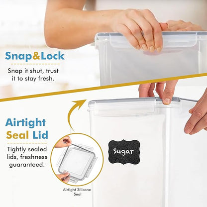 Shazo 2 PC Extra Large Bulk Food Storage Containers