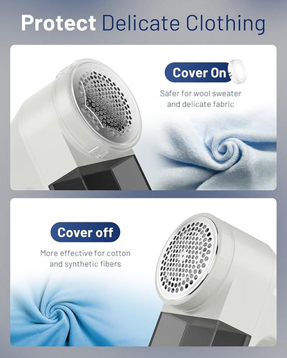 BEAUTURAL Fabric Shaver, Rechargeable Lint Remover, Electric Portable Sweater