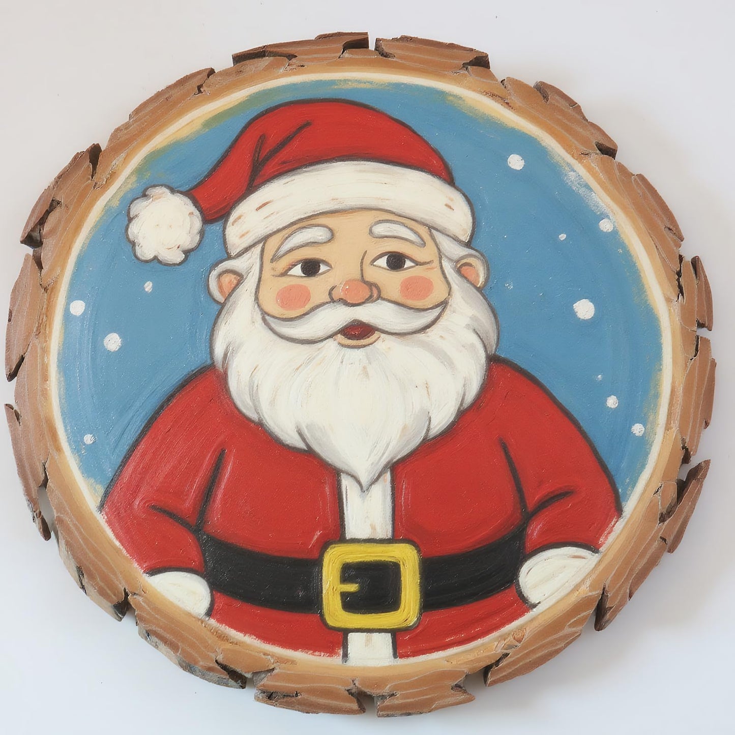 Natural Wood Slices for Centerpieces, Rustic Round Wooden Discs, 6-7 Inch, 10 Pack, Wedding Event Table Decor