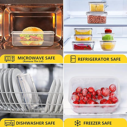 52 PCS Food Storage Containers Set