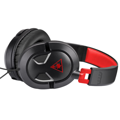 Turtle Beach Recon 50 Wired Gaming Headset - PC, Mac, PS4, PS5, Xbox Series X|S & Xbox One, & Mobile/Tablet with 3.5mm Removable Mic, 40mm Speakers, & In-line Controls – Black