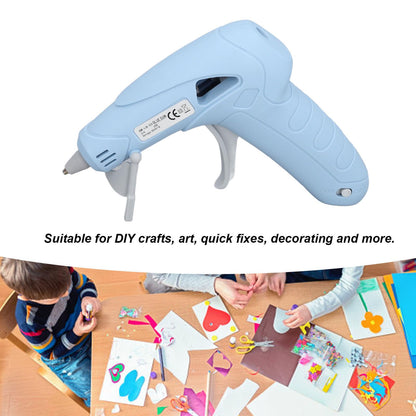Cordless Hot Glue Gun, USB Rechargeable, Fast Preheating, Kit with 30 Glue Sticks, Portable, for Art and Decorations