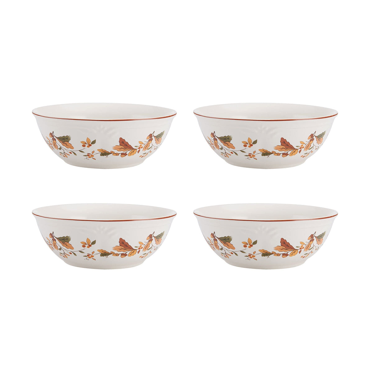 Pfaltzgraff Autumn Berry 16 Piece Dinnerware Set, Service for 4, Multi Colored