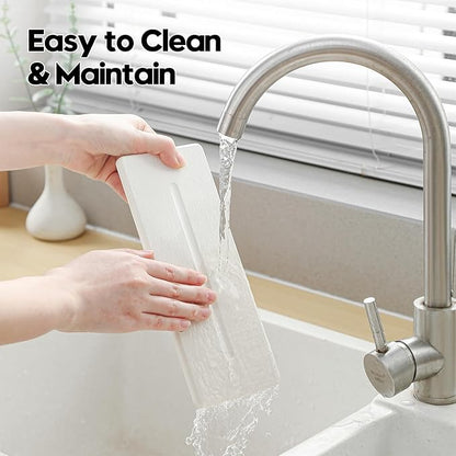 2 Pack Diatomite Stone Sink Tray, Water Absorbing Mat
