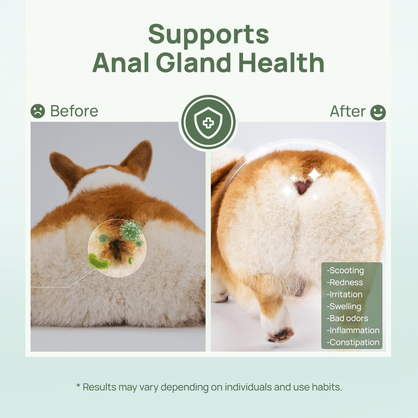 HICC PET Wipes for Dogs & Cats, Vet Recommended Cleansing Deodorizing & Soothing Allergy Infections Anal Gland Wipes with Coconut Oil, Dog Wipes for Cleaning Butt Paw, Remove Small Animal Coat Stain