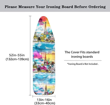 City Scenery Ironing Board Cover