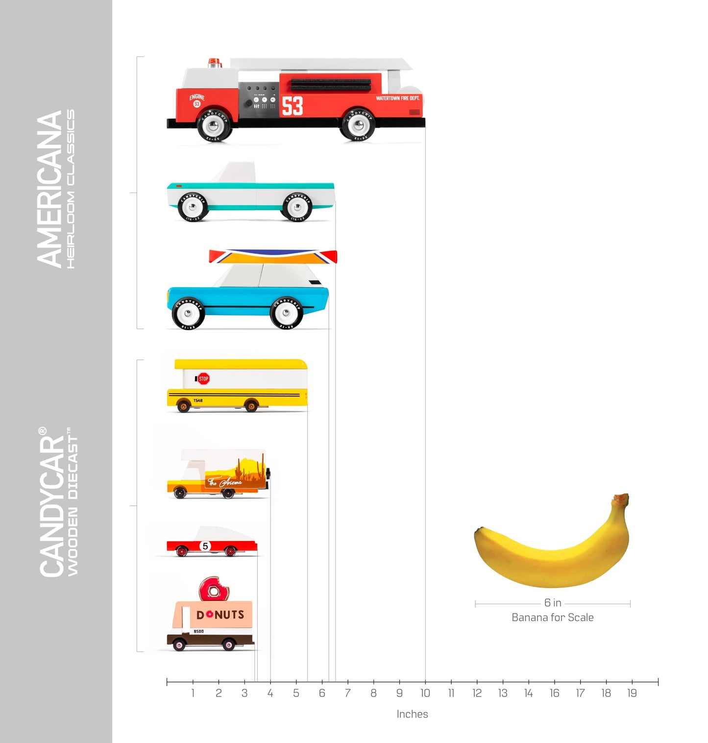CANDYCAR® Wooden Food Truck Collection - Framboise Macaron Van, Premium Handcrafted Beech Wood Toy Car