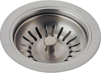 Delta Faucet 72010-SS Flange and Strainer Kitchen Sink, Arctic Stainless