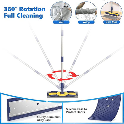 Microfiber Mops for Hardwood Floor Cleaning: MEXERRIS Flat Floor Mop