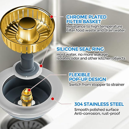 zaa Kitchen Sink Drain Strainer