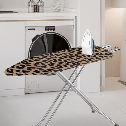 Brown Leopard Print Ironing Board Cover and Pad Soft Cover