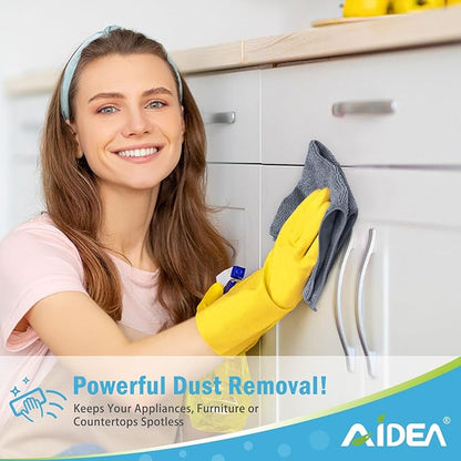AIDEA Microfiber Cleaning Cloth-24PK, Soft Microfiber Towels