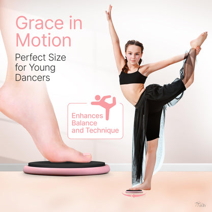 Premium Turning Boards for Dancers – Improve Pirouette Technique & Balance, Ideal Turn Board for Ballet, Dancing & Figure Ice Skating, Portable Spin Disc for Dance & Spinner Disk Training Equipment
