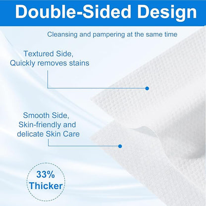 Disposable Face Towels, Dry Wipes Face Tissues Towelettes