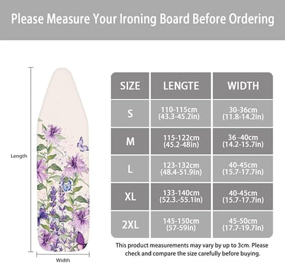 Floral Ironing Board Cover, Floral Ironing Board Cover, Iron Board Cover