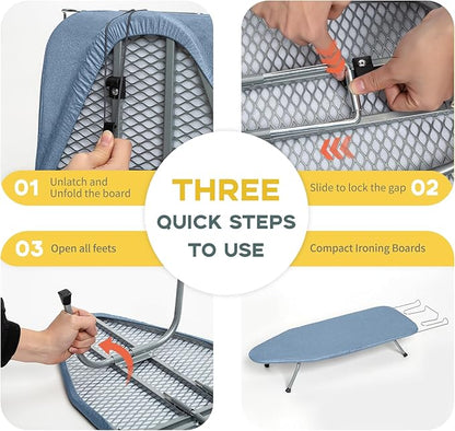 Table Top Ironing Board, RAINHOL Small Folding Iron Board Portable