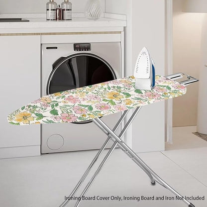Painting Flower Ironing Board Cover Large Extra Wide Table Top Ironing Board