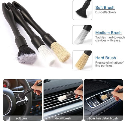 5PCS Car Detailing Brush Set