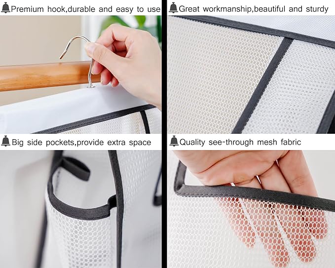 ALYER Clothpin Storage Bag