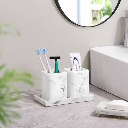 Luxspire Toothbrush Holders 2 Pack, Fast Drying Toothbrush Holders