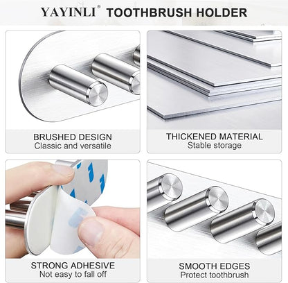 Electric Toothbrush Head Holder, Toothbrush Holders Wall Mounted, Adhesive