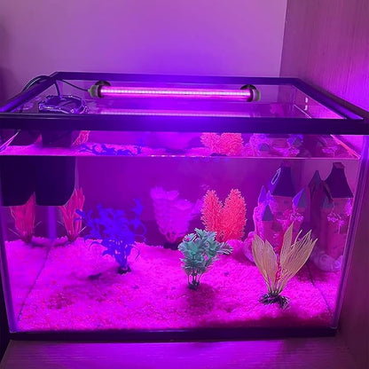 Submersible Led Aquarium Light:Full Spectrum Aquarium Lighting for Aquatic Pet Lovers - Underwater Fish Aquarium Lights with Remote and Suction for 11.8 Inch Saltwater Freshwater Tanks