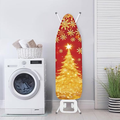 Christmas Tree Print Ironing Board Cover Protector Snowflake Print Ironing