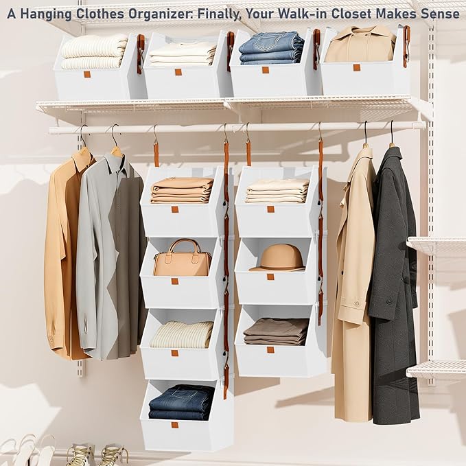 DIMJ Hanging Closet Organizer