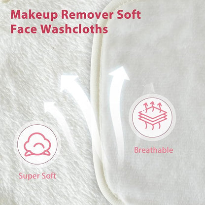 Makeup Remover Cloth, Makeup Remover Pads Microfiber Face Washcloth