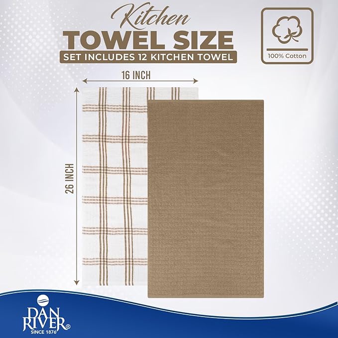 DAN RIVER Premium Kitchen Towels