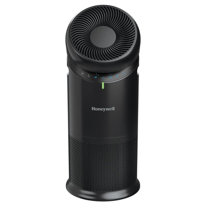 Honeywell Allergen Plus™ 3-in-1 HEPA Air Purifier, Fan & Air Circulator, 1928 Ft² Rooms in 1 hour, Air Quality Sensor, Sleep Mode, Reduces Allergens, Pet Dander, and Odors, Black, HPA6000B