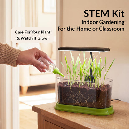 Plant Growing Kit with LED Grow Light & Root Viewer Window, Indoor Garden Kit for Kids & Beginners, STEM Kit, Vegetable & Herb Garden, Indoor Gardening, Science Kit for Kids - Grow Your Own Plant