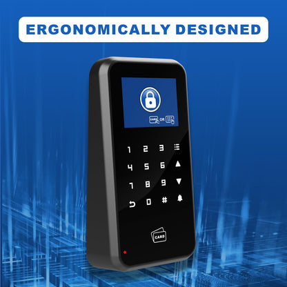 UHPPOTE 2.4-inch Display Door Access Control Touch Keypad 125khz Compatible with WiFi