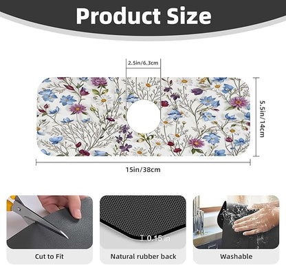 Garden Kitchen sink faucet pad, strong water absorption, anti slip, very