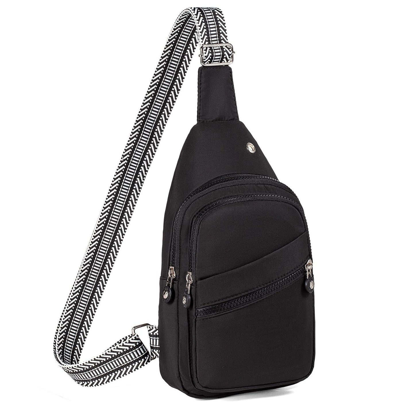 Crossbody Sling Bag Small Sling Backpack, Cross Body Bag Chest Bag for Women Men Travel Hiking Daypack