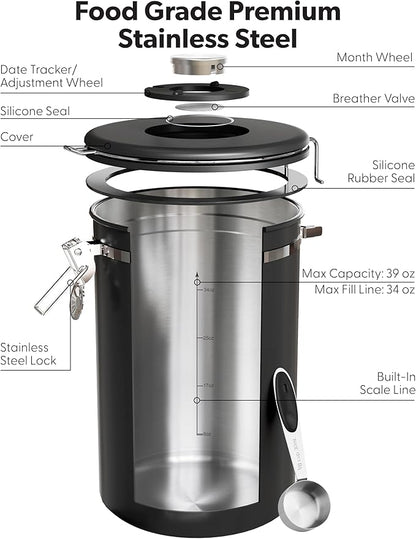Veken Large Coffee Canister