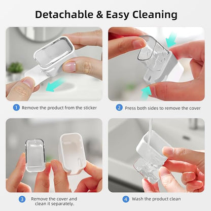 Travel Toothbrush Head Cover 2PCS, Electric Toothbrush Covers Caps, Ventilated