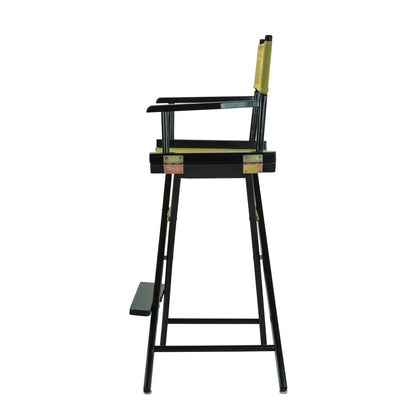 Casual Home 30" Director's Chair Black Frame-with Olive Canvas, Bar Height
