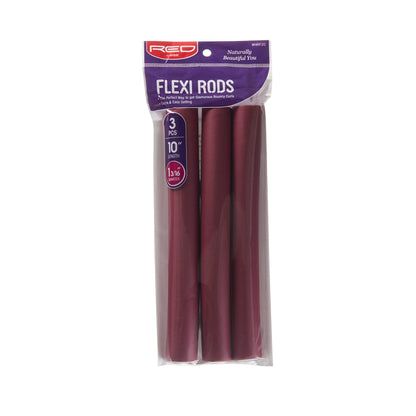 Red by Kiss 36PCS Flexi Rods, Flexible Curling Rods, Twist Foam Hair Rollers, No Heat Hair Curlers 7" Sets
