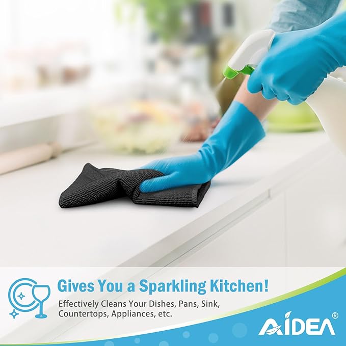 AIDEA Microfiber Cleaning Cloth-50PK, Soft Microfiber Towels