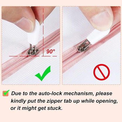 2 Pack Delicates Bag for Washing Machine, 31 x 23 inch Oversize Fine Mesh