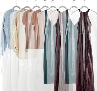 Juvale Clear Plastic Garment Bag