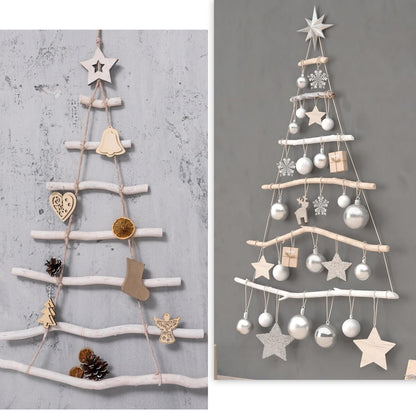 50Pcs Natural Twigs, Driftwood Branches, Unfinished Timber Rods for Model Making, Home Decor & Art Supplies (White 30CM)